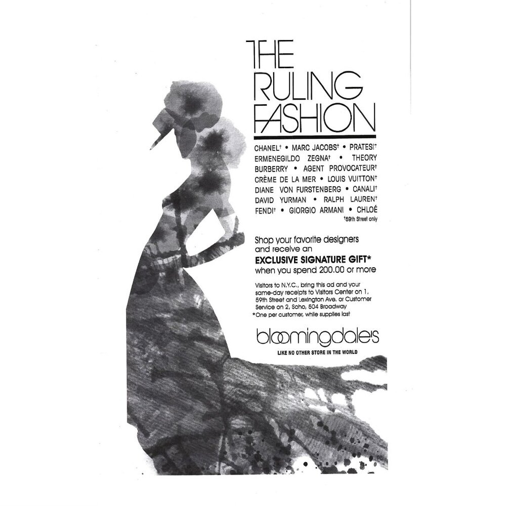 Fashion Bloomingdales Favorite Designers Chanel Marc Jacobs  2000s Print Ad